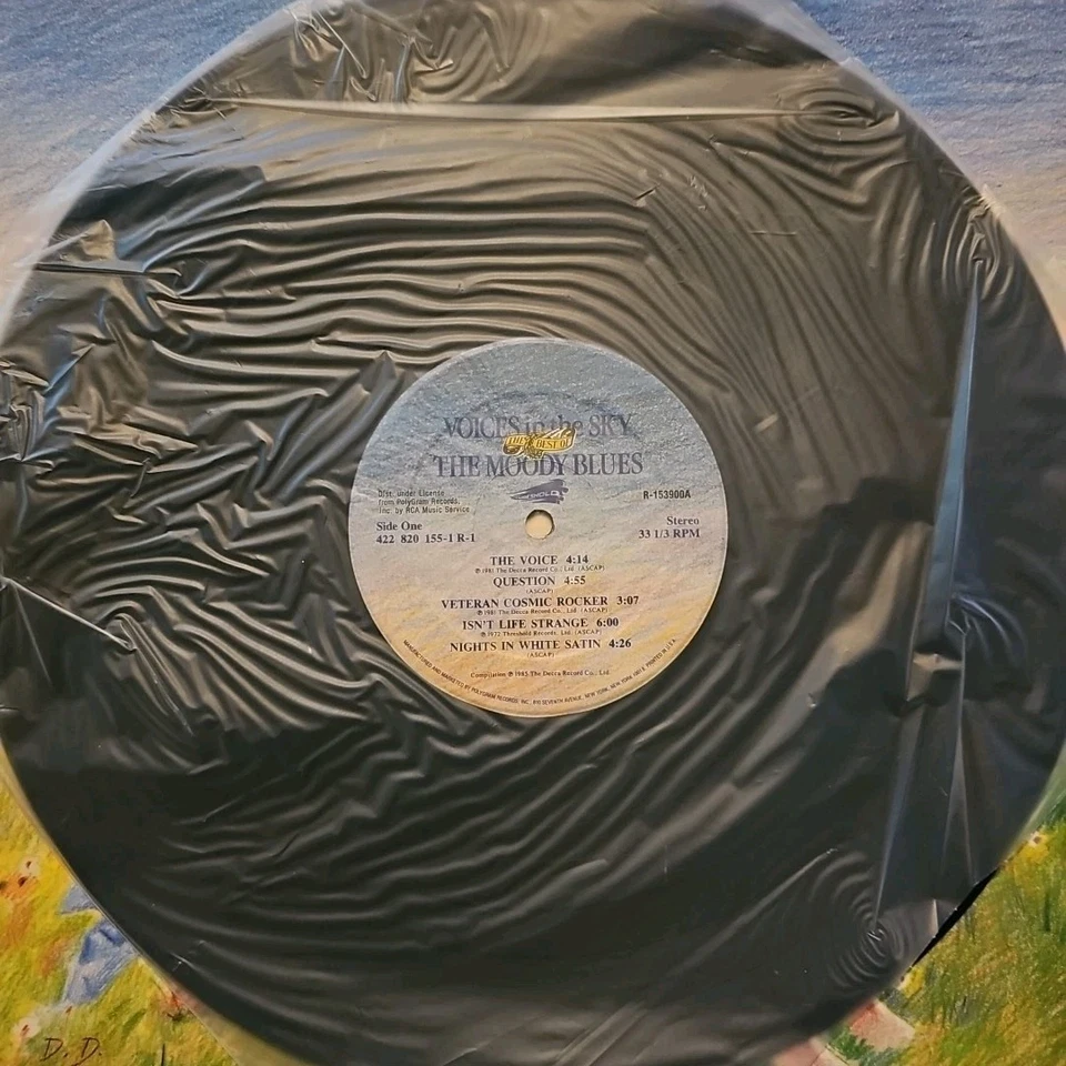 MOODY BLUES - Voices In The Sky - Vinyl LP 1985 Threshold 422 820 155-1 R-1  — 第 2/4 张图片