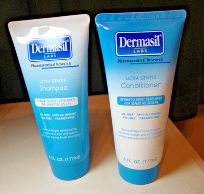 Dermasil Labs-  Ultra Gentle Shampoo & Conditioner For Sensitive Scalps 2pc Set