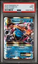 Carta Pokemon PSA 9 Mega M Blastoise EX 22/108 XY Evoluzioni