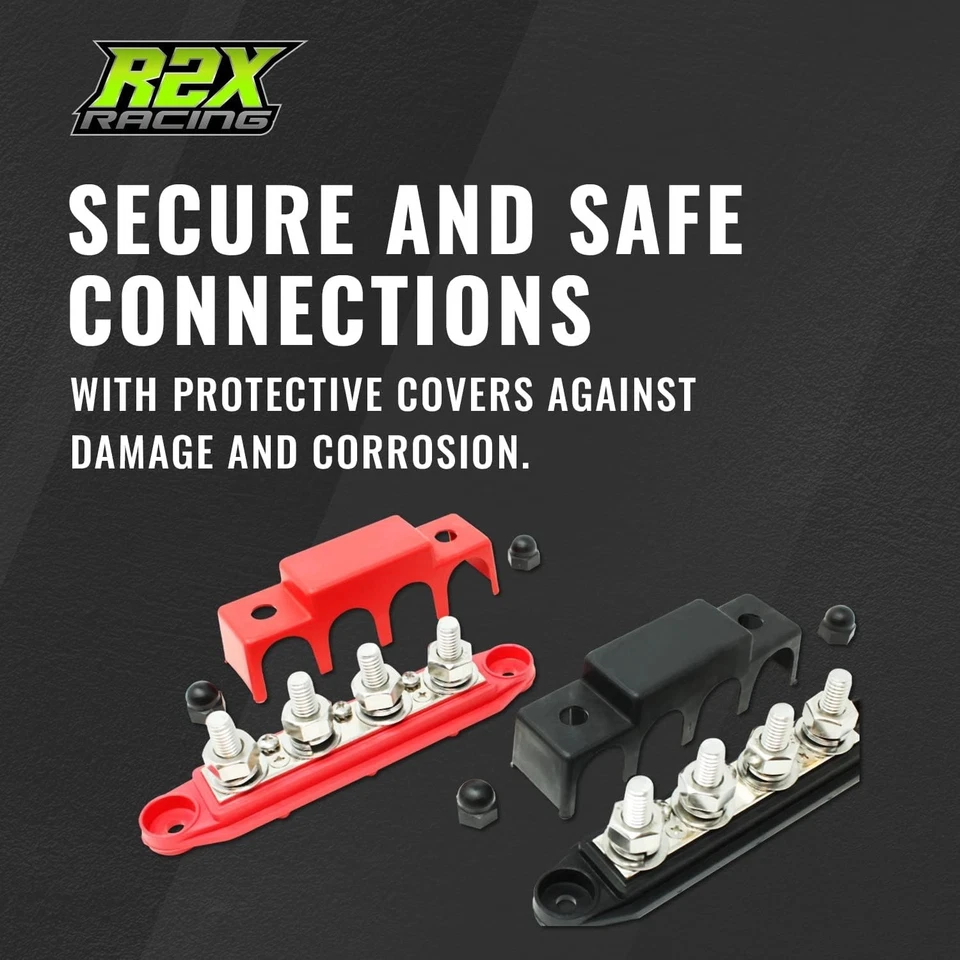 Marine & Automotive Power Distribution Block Bus Bar Pair - 250 Amp Rating - Image 4 of 4