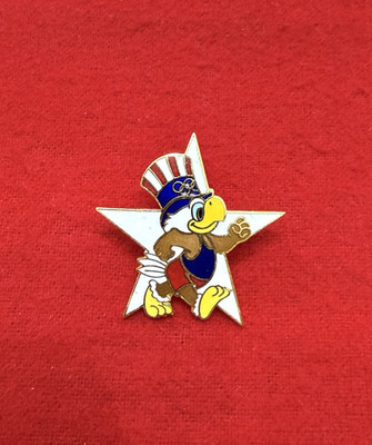 *VINTAGE* 1984 LOS ANGELES OLYMPICS PIN - Sam the Eagle RACE WALKING Track Field