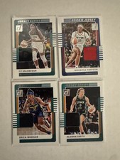 2025 Donruss WNBA Jersey Series Patch Card Lot 4 Magbegor Wheeler Timpaon Smith