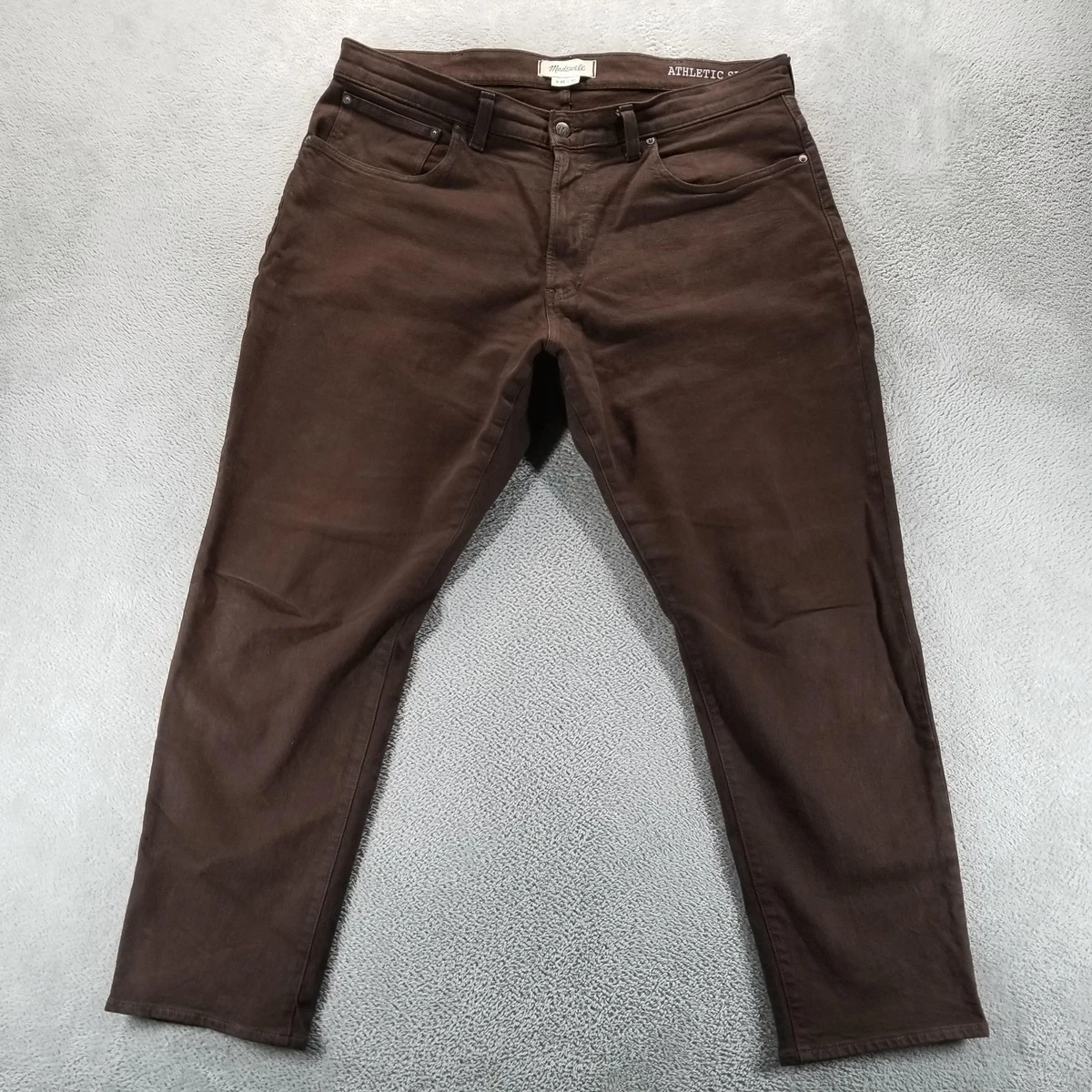 Dark Brown Jeans In Men