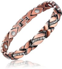 Copper Magnetic Bracelets for Arthritis Pain Relief - for Men Women. 1pc
