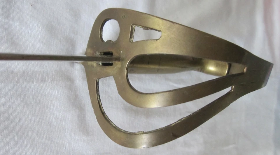 Original Vintage India Made Persion Sword Red Velvet Sheath 29" Blade Lion Head - Image 4 of 4