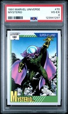 1991 MARVEL UNIVERSE #70 MYSTERIO PSA 4