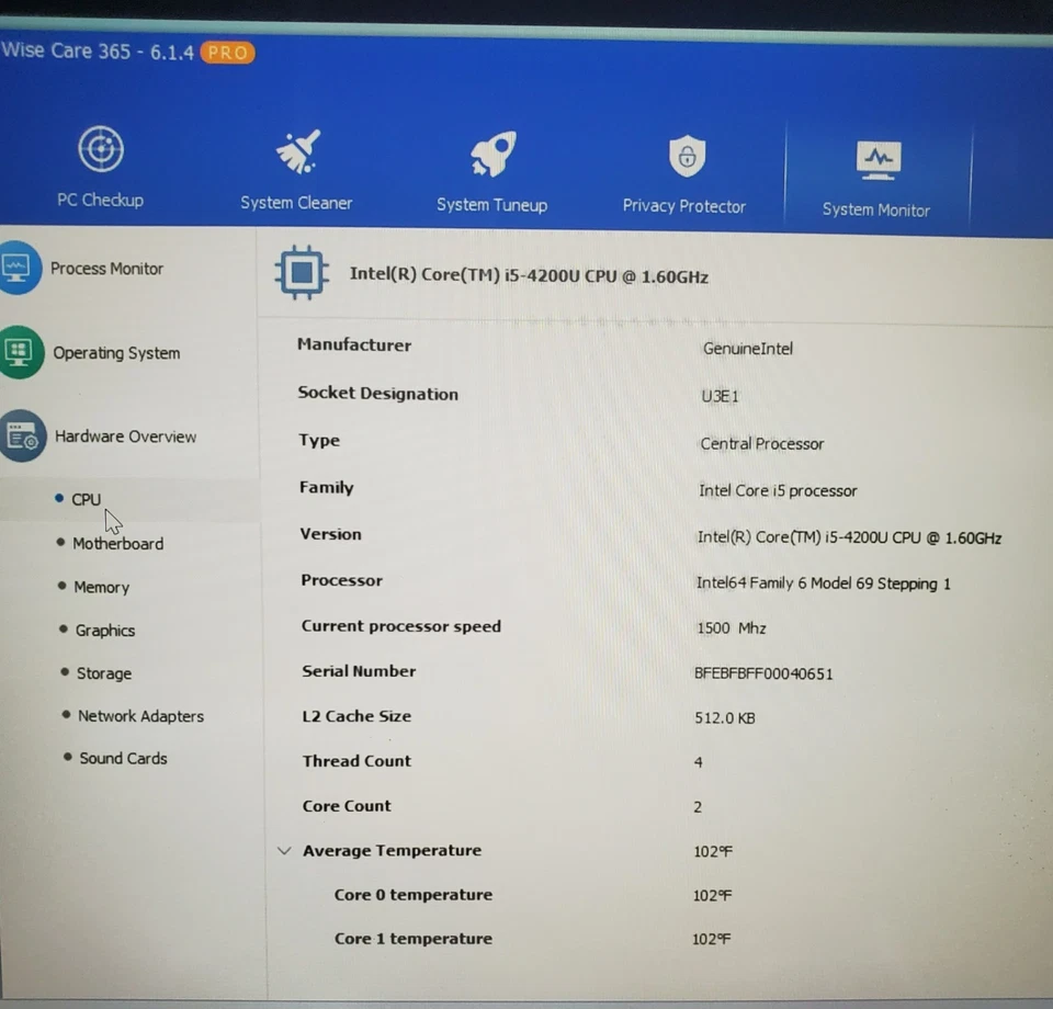 Acer  V7-482PG Ultrabook  14"/W11 i5 1.6GHz TOUCH/3TB SSD 12GB/NVIDIA/Office Pro - Image 4 of 4