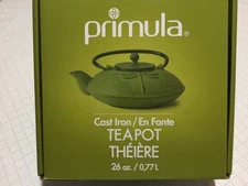 PRIMULA CAST IRON DRAGONFLY DESIGN TEAPOT WITH LOOSE TEA DIFFUSER NEW IN BOX