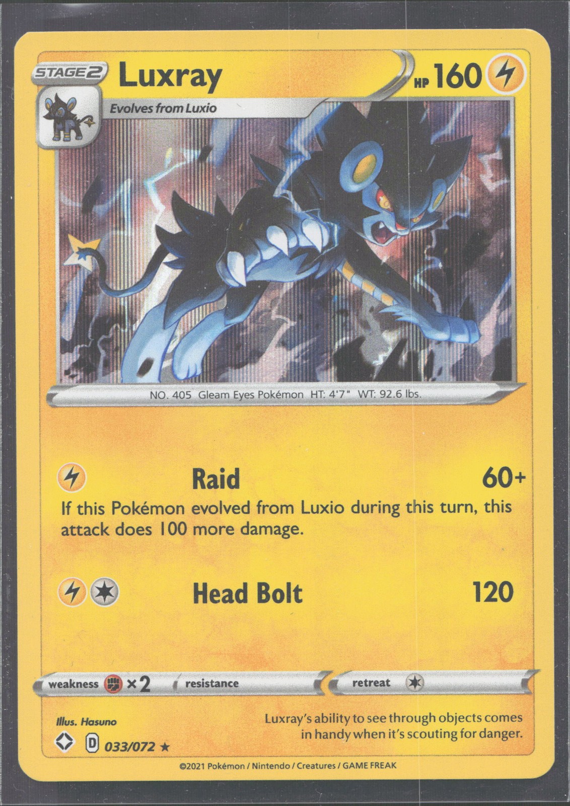 S2: Rebellion Crash #035/096 Luxray
