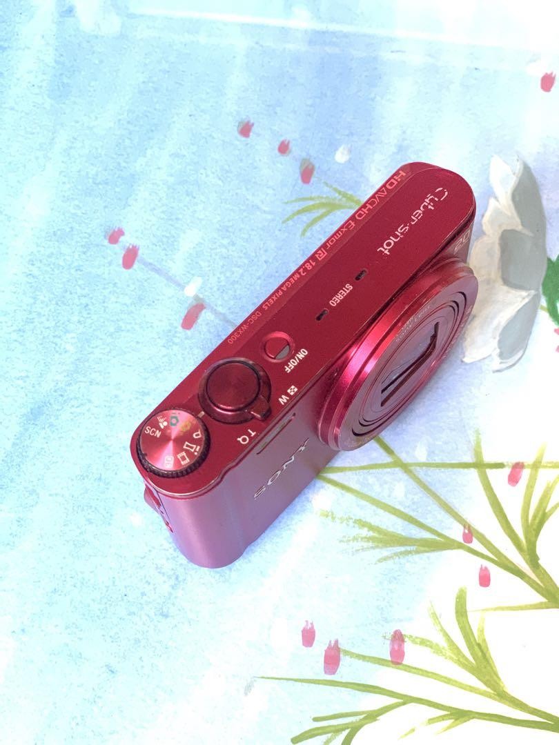 Sony DSC WX300 Digital Camera (Red) Cyber shot | eBay