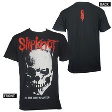 Authentic SLIPKNOT Skull And Tribal Gray Chapter Logo T-Shirt S-2XL NEW