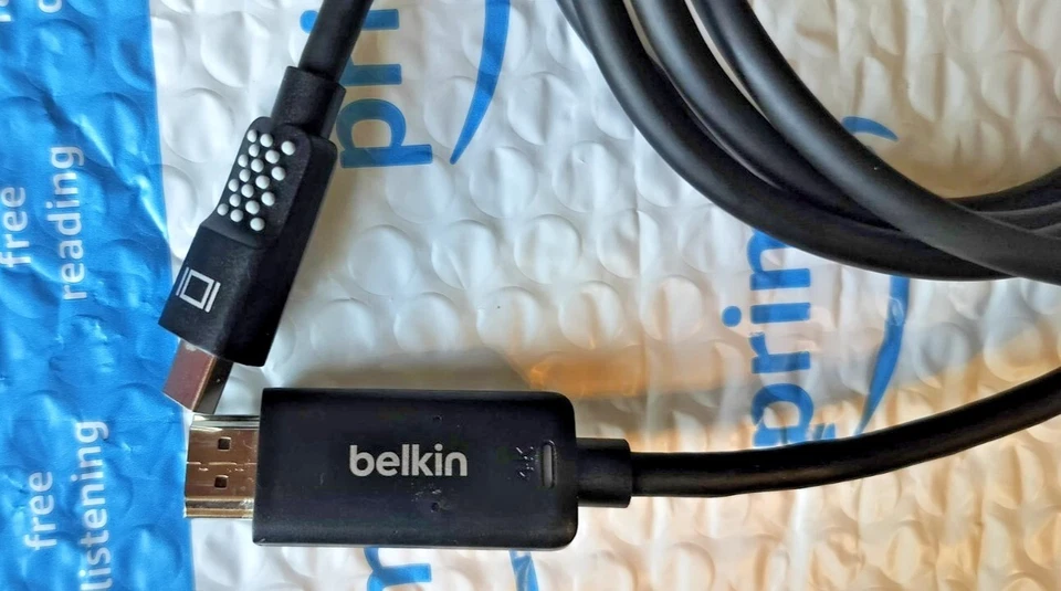 Belkin Mini Displayport to HDMI Cable 6ft - Compatible with 4K Monitors F2CD08 - Image 4 of 4