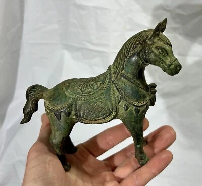 马古董原始中国风青铜雕像、雕像| eBay