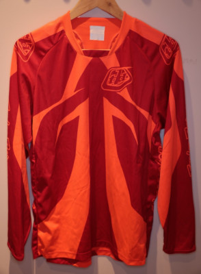 Kinder MX Jersey TROY LEE DESIGNS TLD orange rot Gr. Y-XL  *** Trikot Neuwertig