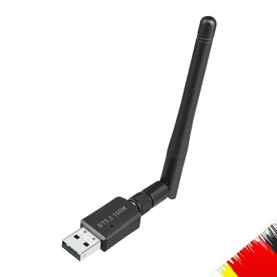 Wireless Adapter 100M Long Range Adapter Dongle 3Mbps Bluetooth-kompatibel 5,3