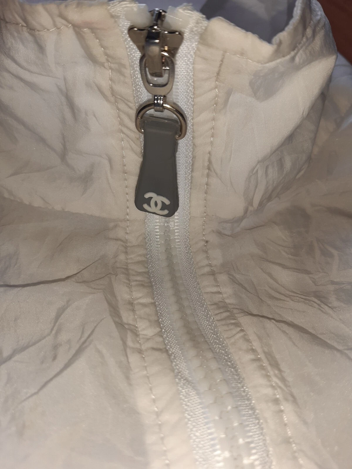 Autentica giacca bianca Chanel taglia 36 made in France