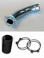 NEW! 1965-1966 Ford Mustang Gas Filler Pipe, Gasket, Screws, Hose, Clamps KiT