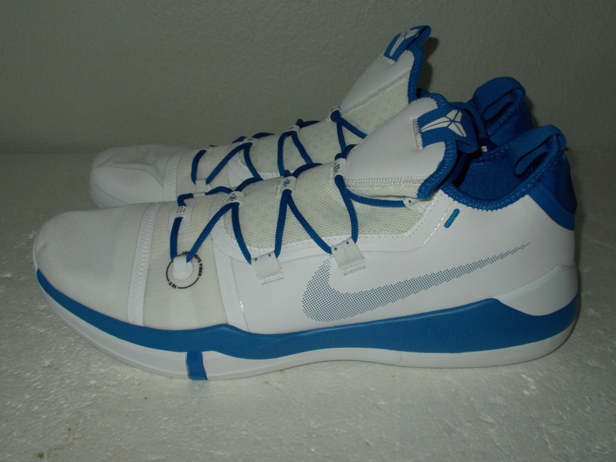 Size 18 - Nike Kobe A.D. Exodus TB White Blue for sale online | eBay