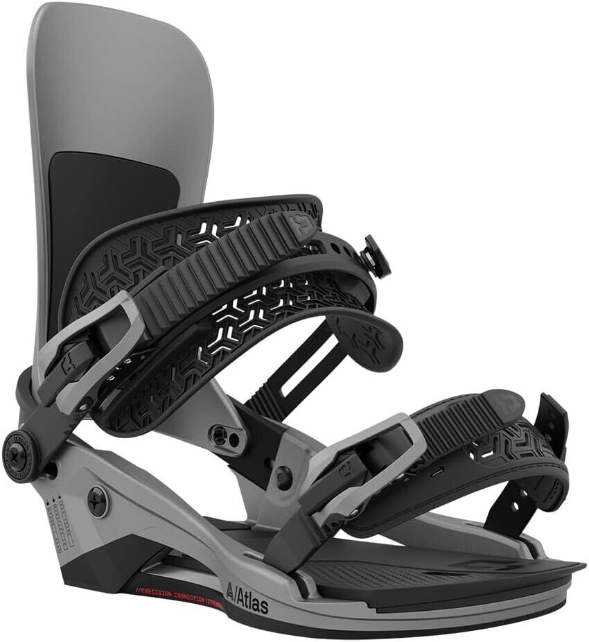 UNION BINDING CO. ATLAS Snowboard Bindings - MetalicSilver UNION BINDING CO. ATLAS Snowboard Bindings - MetalicSilver