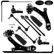 For Ford Mustang 10Pcs Front Tie Rod Sway Bar End Link Control Arm w Ball Joints