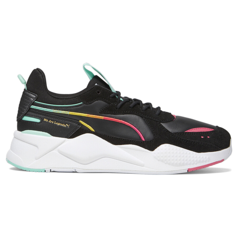 Мужские черные кроссовки Puma RsX Wal Mas Camp на шнуровке, повседневная обувь 39094101