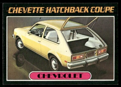 Chevette Hatchback Coupe Chevrolet 1977 Autos Car Topps Card #18 (NM)