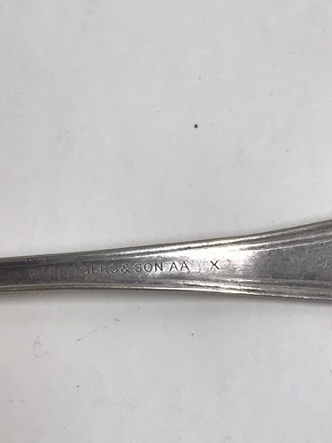 CUCHARA BEBÉ ANTIGUA COLECCIONABLE 4,5"" WM ROGERS & SON AA X 28 de diciembre 1915 - Imagen 5 de 7