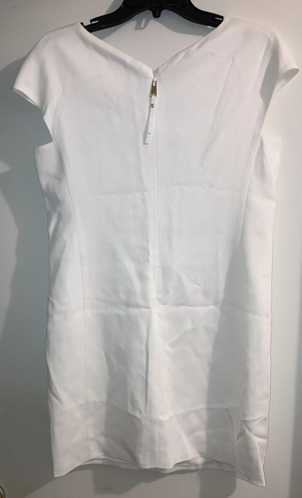 Abito Versace bianco autentico nuovo con etichetta taglia 40 vendita al dettaglio $1725