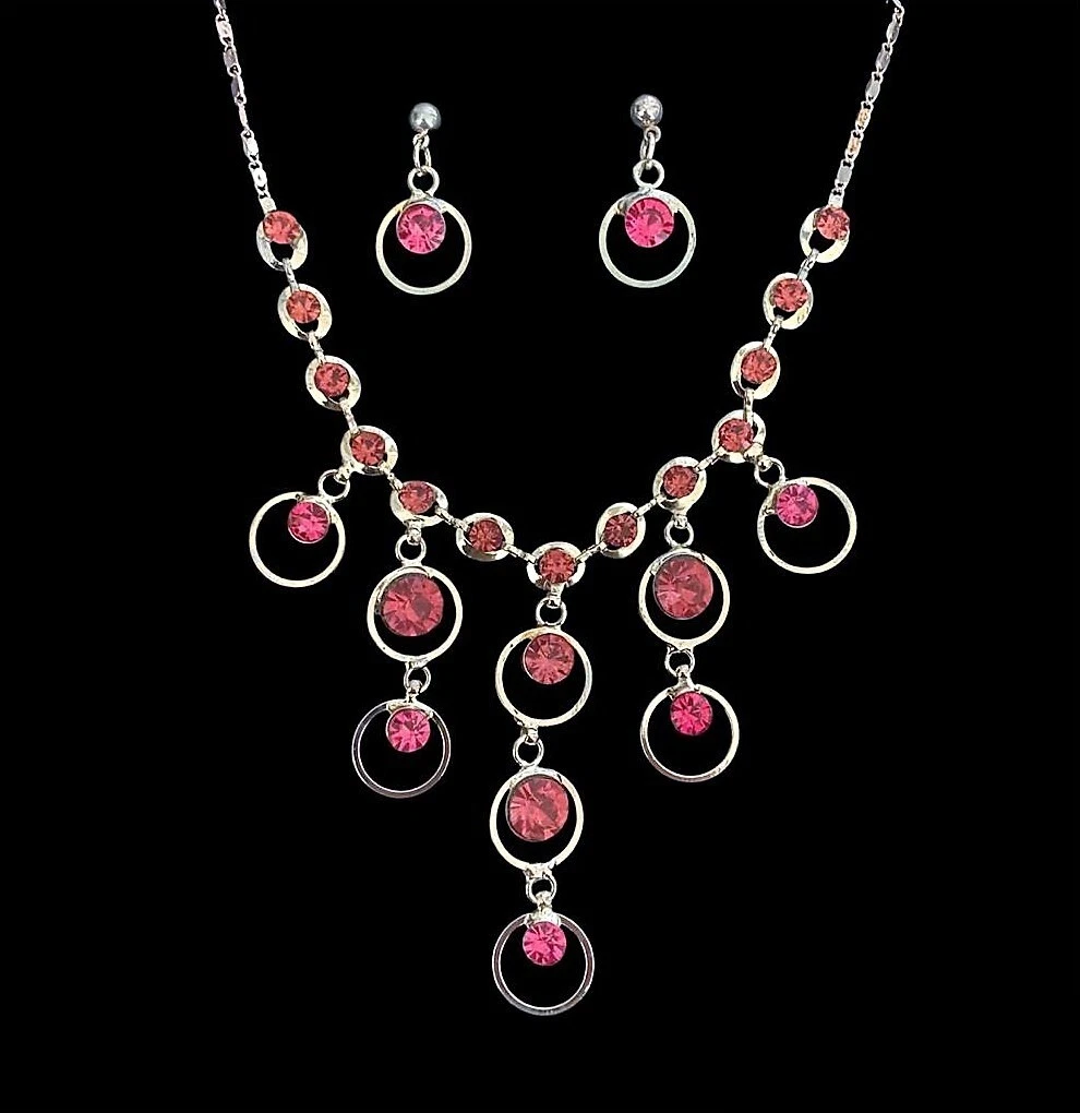 Philip Jones Collana Donna A Doppio Strato Placcata Oro – Ciondolo Rotondo 12 Mm, Catana 43+5 Cm, Ipoallergenica, Con Sacchetto