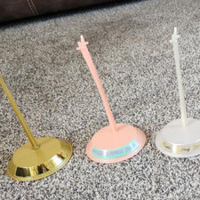 Birthday Surprise Barbie doll stand, 1985, Pink, gently used, any Barbie fits