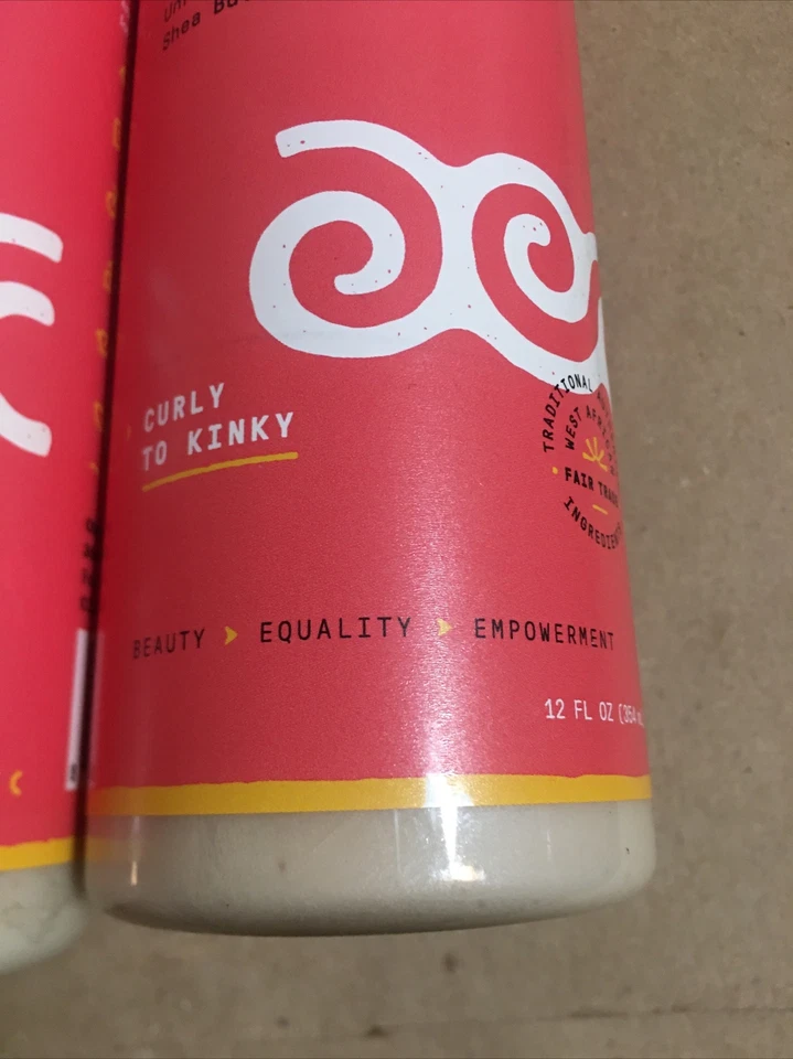 3x Acondicionadores de manteca de karité sin refinar activadores de rizos hermosos Aladdin Foto 3 de 4