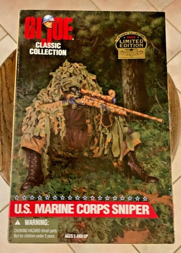 Figurine 1/6 GiJoe US Marine Corps Sniper - Hasbro Action Man - Neuve