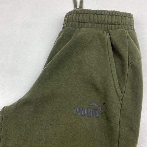 PUMA Olive Green Joggers , Sweatpants Men’s , Size Small - Picture 2 of 6