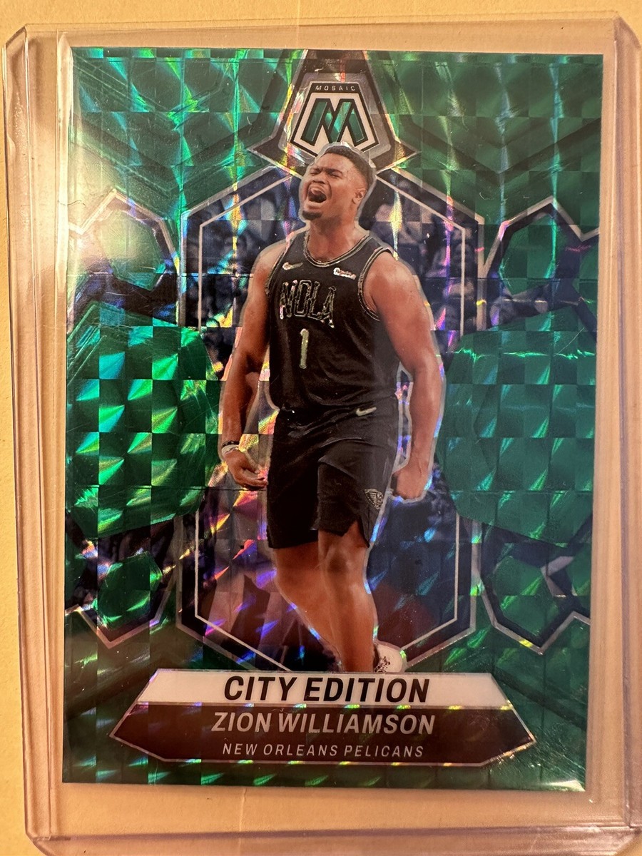 2023-24 Mosaic ZION WILLIAMSON City Edition GREEN Mosaic
