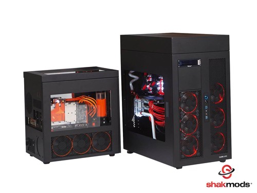 4 Pin 30cm Purple ATX CPU Motherboard Sleeved Extension Shakmods + 2 Cable Combs - Picture 7 of 7