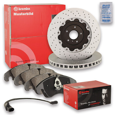 Brembo Xtra Line Bremsscheiben 340mm + Bremsbeläge Vorne passend für Skoda 2.0