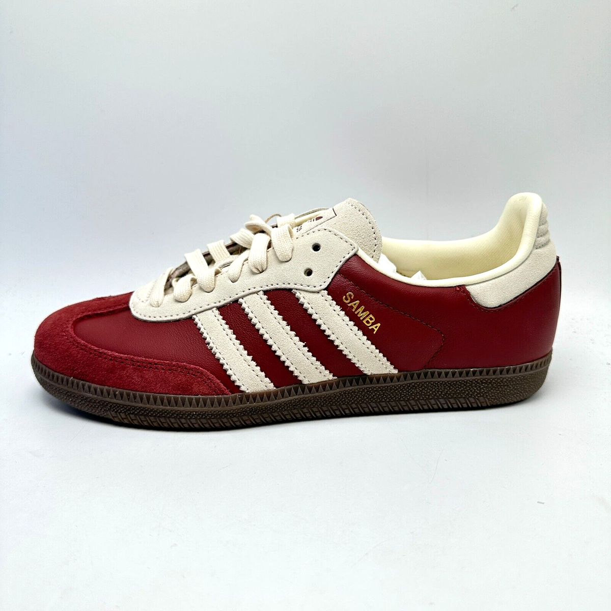 ★adidas★ Samba OG Ruby Red Adidas Originals Samba OG J Preloved Ruby Cream White Youth