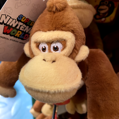 SUPER NINTENDO WORLD Donkey Kong stuffed animal keychain new