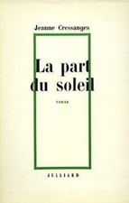 La part du soleil - Jeanne Cressanges - V196997