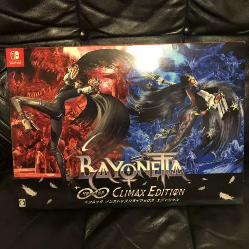 Nintendo Switch Bayonetta Climax Edition w/Steel book Original sticker