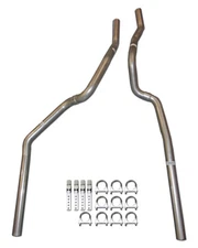 96-99 Chevrolet GMC Truck 5.7L Mandrel Bent Dual Exhaust Tail Pipe Kit