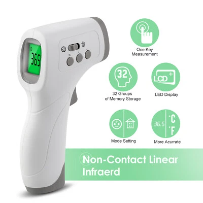 BIOLAND Digital Infrared Forehead Thermometer Non-Contact Temperature Gun For Adult Baby