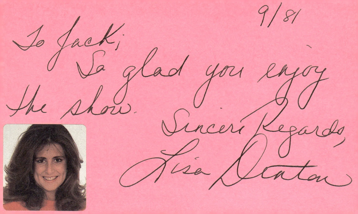 Lisa Denton Signed Auto 3x5 Index Card Back to School | eBay