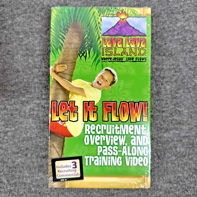 Lava Lava Island Let It Flow (VHS, 2004) Group, Extremely Rare, OOP, Brand New