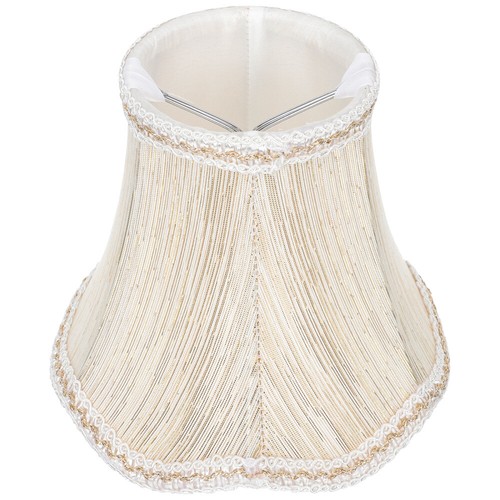 Wavy Fabric Lampshade Linen Lampshades for Table Pleated European - Picture 10 of 12