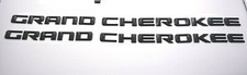 2x Oem High Quality Grand Cherokee Emblems Nameplate Jeep Badges Matte Black 2x Oem High Quality Grand Cherokee Emblems Nameplate Jeep Badges Matte Black