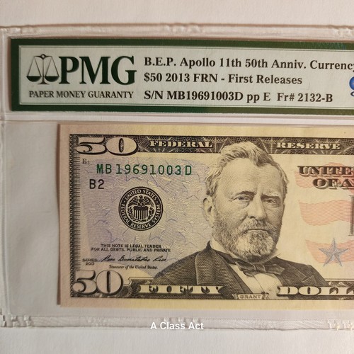 2019 Apollo 11 50th Anv Currency Set PMG 67 EPQ PMG ERROR read description T8735 - Picture 8 of 12