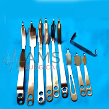 Hip Retractor Heavy Orthopedic Surgery Instruments 10 Pieces Set