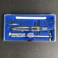 Staedtler Mars Quickbow Drafting Set 552N 11 A6 Germany missing tech pen
