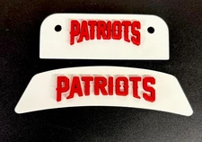 3D Bumpers - Patriots Schutt Set For A Full Size Football Helmet